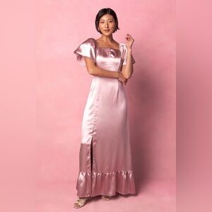 Ivy City Co Maddie Dress Blush Pink